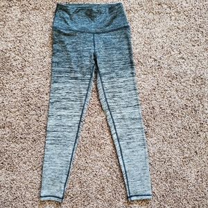Aerie Play High Waisted Green Ombre Leggings
